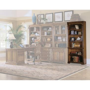Hooker Furniture Brookhaven Tall Bookcase in Medium Wood, , large
