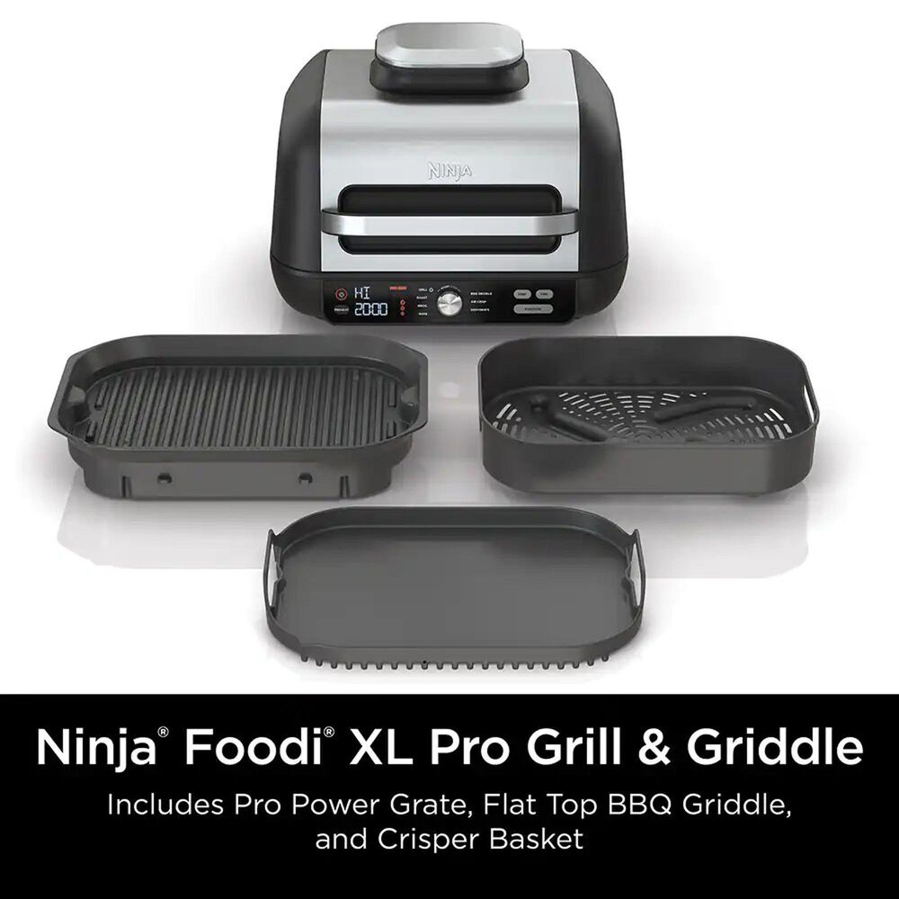 Ninja Foodi XL Pro Grill, Griddle and Air Fryer in Black, , large