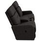 La-Z-Boy Lennon Wall Manual Reclining Loveseat with Console in Granite, , large