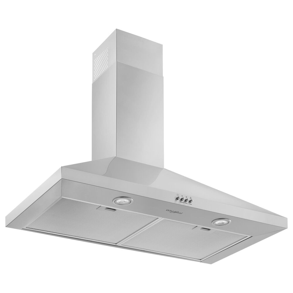 Whirlpool 36&quot; Chimney Range Hood with 400 CFM in Stainless Steel, , large
