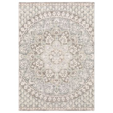 Oriental Weavers Capistrano Distressed 517B1 5"3" x 7"6" Ivory and Gray Area Rug, , large