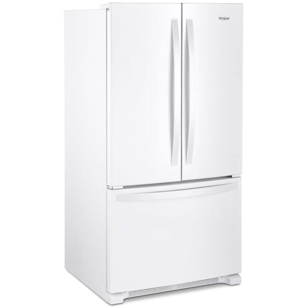 Whirlpool 25 Cu. Ft. 36&quot; Wide French Door Refrigerator with Water Dispenser in White, , large