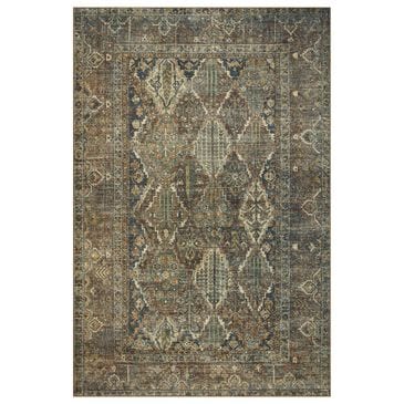 Magnolia Home Banks 2"3" x 3"9" Spice and Blue Area Rug, , large