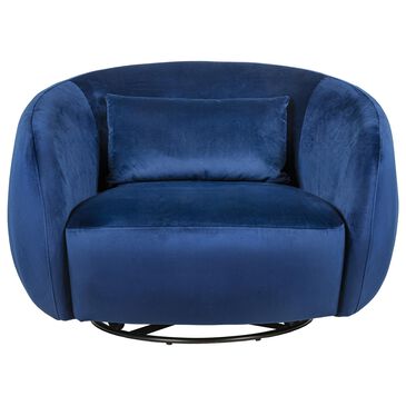 Interlochen Swivel Chair in Navy Blue, , large
