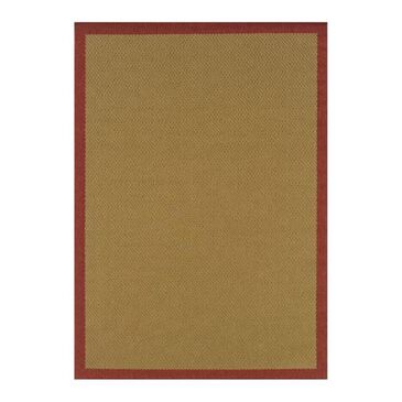 Oriental Weavers Lanai 525O 5"3" x 7"6" Tan Area Rug, , large