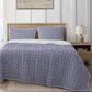 HiEnd Accents Staccato 3-Piece Queen Quilt Set in Blue and White, , large