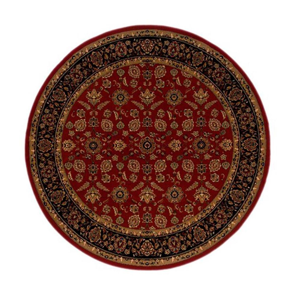 Oriental Weavers Ariana 271C 8" Round Red Area Rug, , large