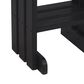 Amish Orchard Oval Outdoor Side Table in Black, , large