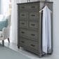 Riva Ridge Caraway 7-Drawer Chest in Aged Slate, , large