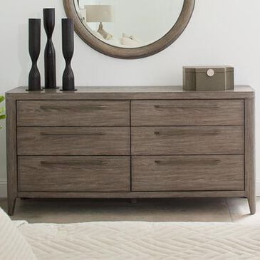 Chapel Hill Griffith 6-Drawer Dresser in Gray, , large