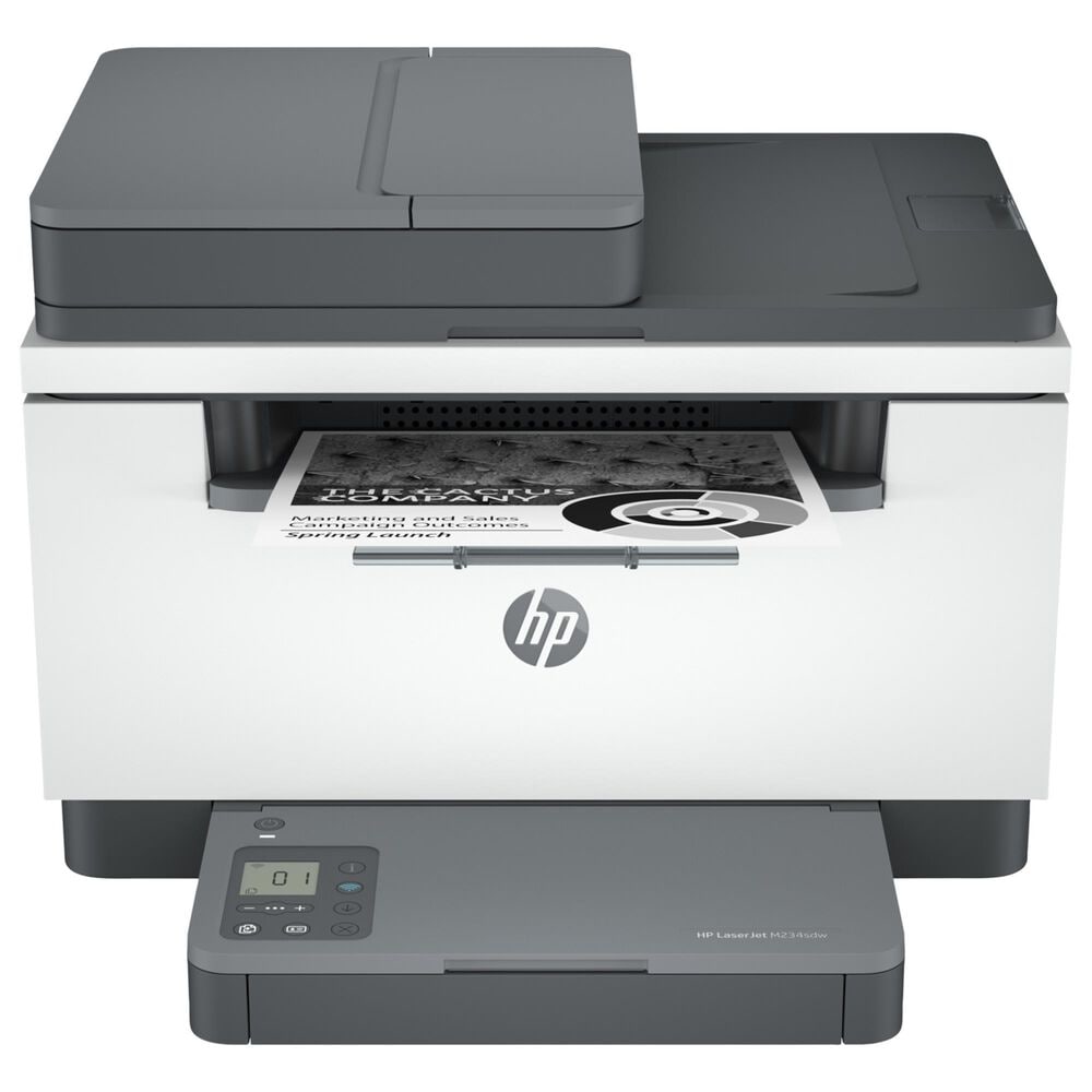 HP LaserJet MFP M234SDW All-in-One Wireless Printer in White, Black and Gray, , large