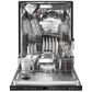 KitchenAid 24" Built-In Pocket Handle Dishwasher with FreeFlex 3rd Rack and LED Interior Light in PrintShield Stainless Steel, , large