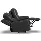 Flexsteel Crew Power Reclining Loveseat with Power Headrests and Lumbar in Raven, , large