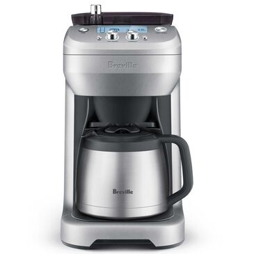 Breville 12-Cup Grind Control Drip Coffee Maker in Brushed Stainless Steel, , large