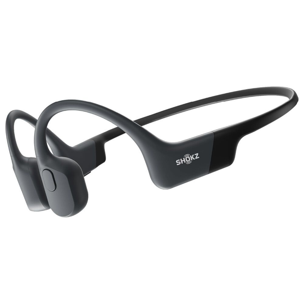 Shokz OpenRun Standard Bone Conduction Open-Ear Headphones in Black, , large