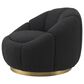 Eichholtz Inger Swivel Chair in Boucle Black, , large
