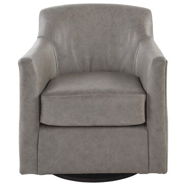 Signature Design by Ashley Bradney Swivel Accent Chair in Fossil, , large