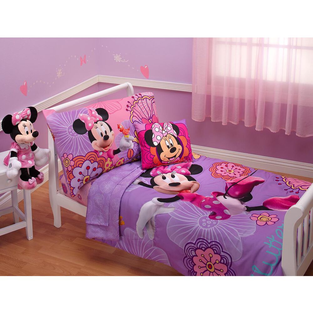 Crown Crafts Minnie 4 Piece Toddler Set, , large