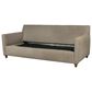 Jonathan Louis Queen Sleeper Sofa with Storage Chaise in Zuri Stone, , large