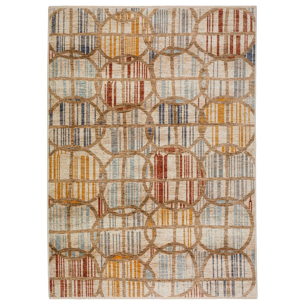 Dalyn Rug Company Neola Geometric 1"8" x 2"6" Khaki Area Rug, , large