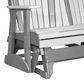 Amish Orchard 4" Adirondack Glider in Dove Gray and Slate, , large