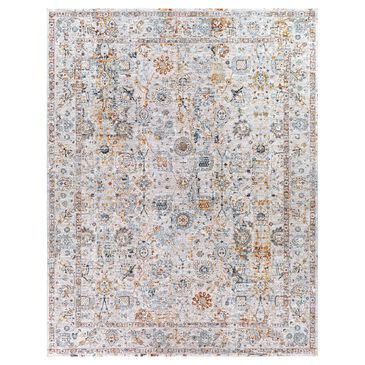 Surya Laila LAA-2317 7"10" x 10"3" Teal, Orange, Sage, Saffron, Gray and Cream Area Rug, , large