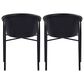 Moe"s Home Collection Shindig Patio Dining Chair in Black (Set of 2), , large