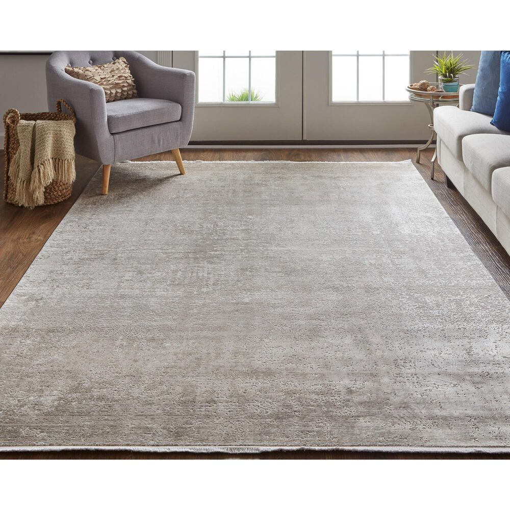 Feizy Rugs Cadiz 3&#39;2&quot; x 5&#39; Beige and Gray Area Rug, , large