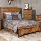 Sunset Bay Urban Rustic 3 Piece King Bedroom Set in Rustic Brown, , large