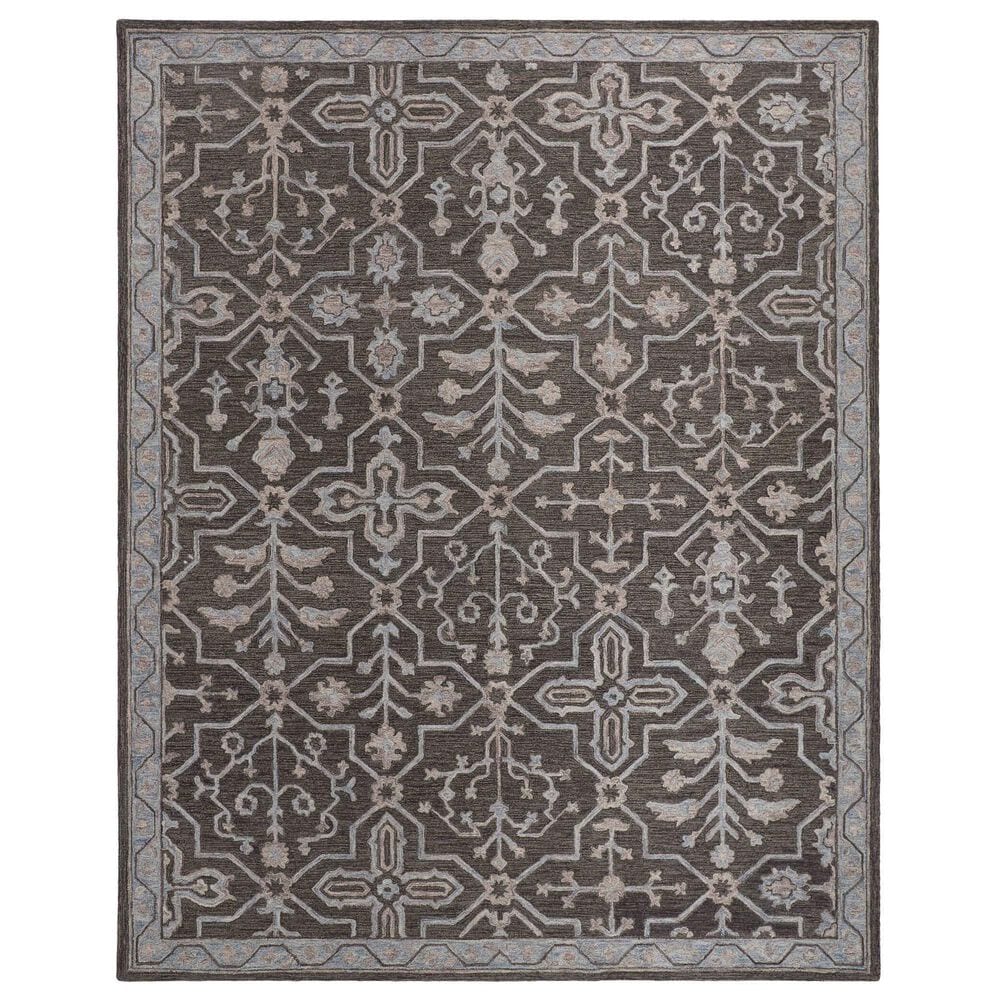 Feizy Rugs Fallon 4" x 6" Charcoal Area Rug, , large