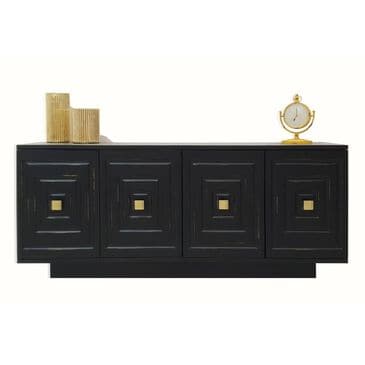 Meximuebles Palmer TV Stand in Black, , large
