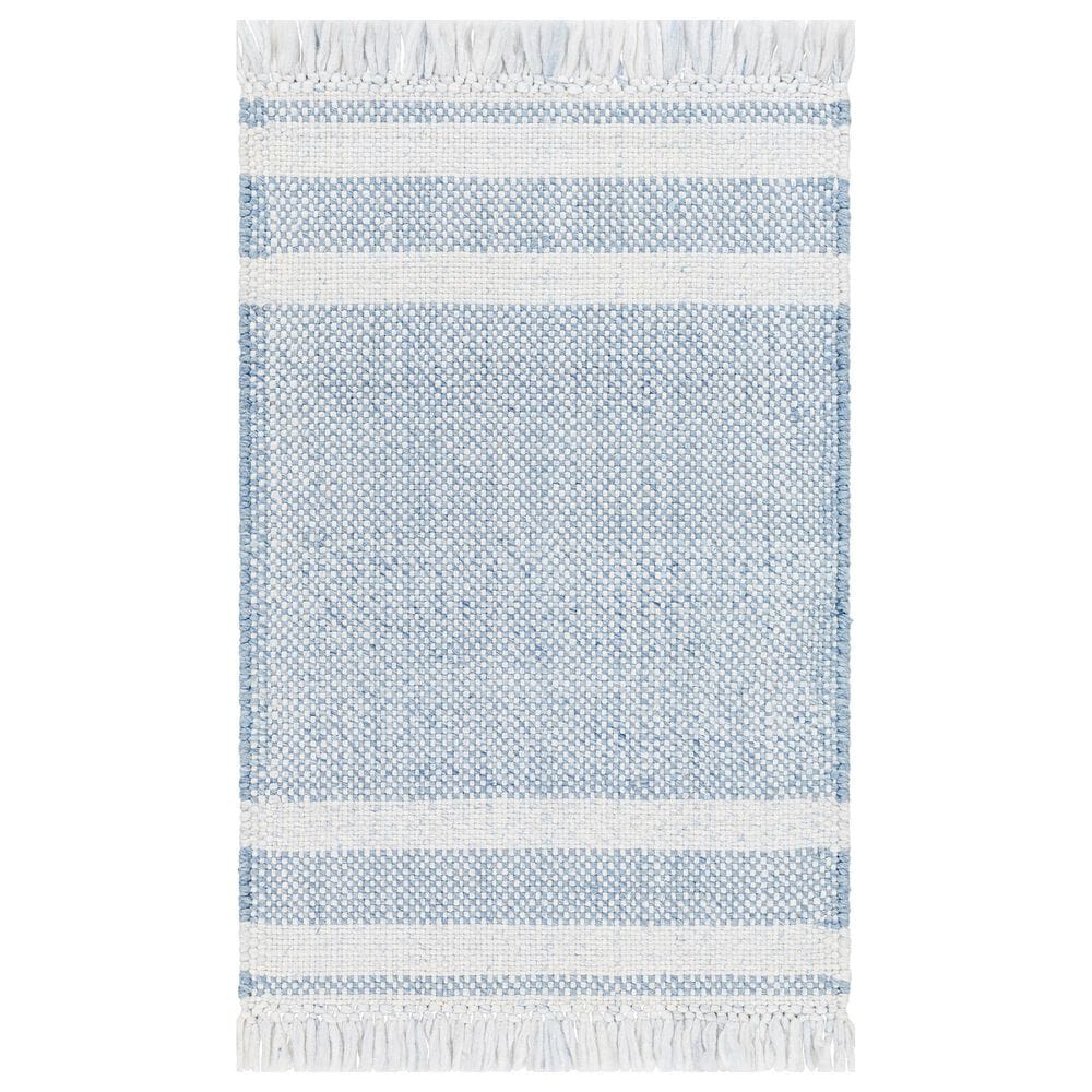 Surya Primrose PRM-2302 2" x 3" Light Grey, Light Purple, Pewter, Light Blue, and Ivory Area Rug, , large