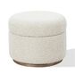 37B Upholstered Storage Ottoman in Ricotta Boucle, , large