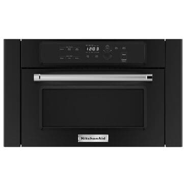 KitchenAid 24" Built In Microwave Oven with 1000 Watt Cooking in Black, , large