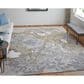 Feizy Rugs Astra 12" x 15" Gray and Gold Area Rug, , large