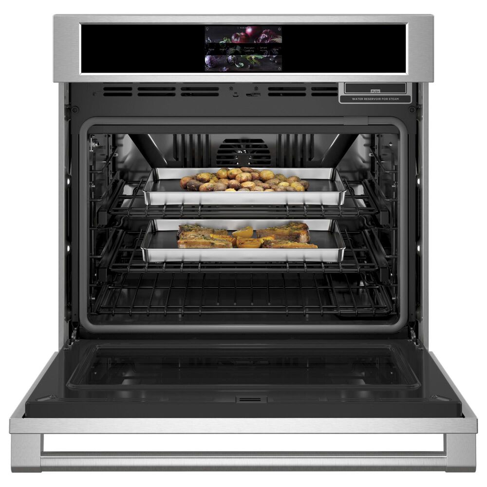 Monogram Statement 30&quot; Electric Single Wall Oven with Convection in Stainless Steel, , large