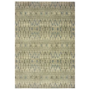 Oriental Weavers Raleigh 1807H 6"7" x 9"6" Ivory and Blue Area Rug, , large