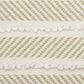 Triangle Home Fashions Columns 20" x 20" Throw Pillow in Gold and Off White, , large