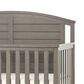 Foundations Worldwide Hampton Curve Top 4-In-1 Convertible Baby Crib in Dapper Gray, , large