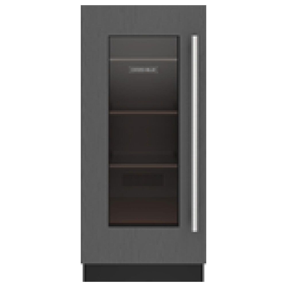 Sub-Zero Designer 3.1 Cu. Ft. Beverage Center with Glass Door in Panel Ready and Stainless Steel, , large