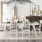 Hawthorne Furniture Modern Rustic 7-Piece Dining Set in Weathered White, , large