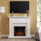 Southern Enterprises Buegan Electric Media Fireplace Console in White, , large