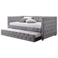 Pacific Landing Mockern Twin Daybed with Trundle in Grey
