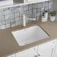 Blanco Liven 25" Dual Mount Laundry Sink in White, , large