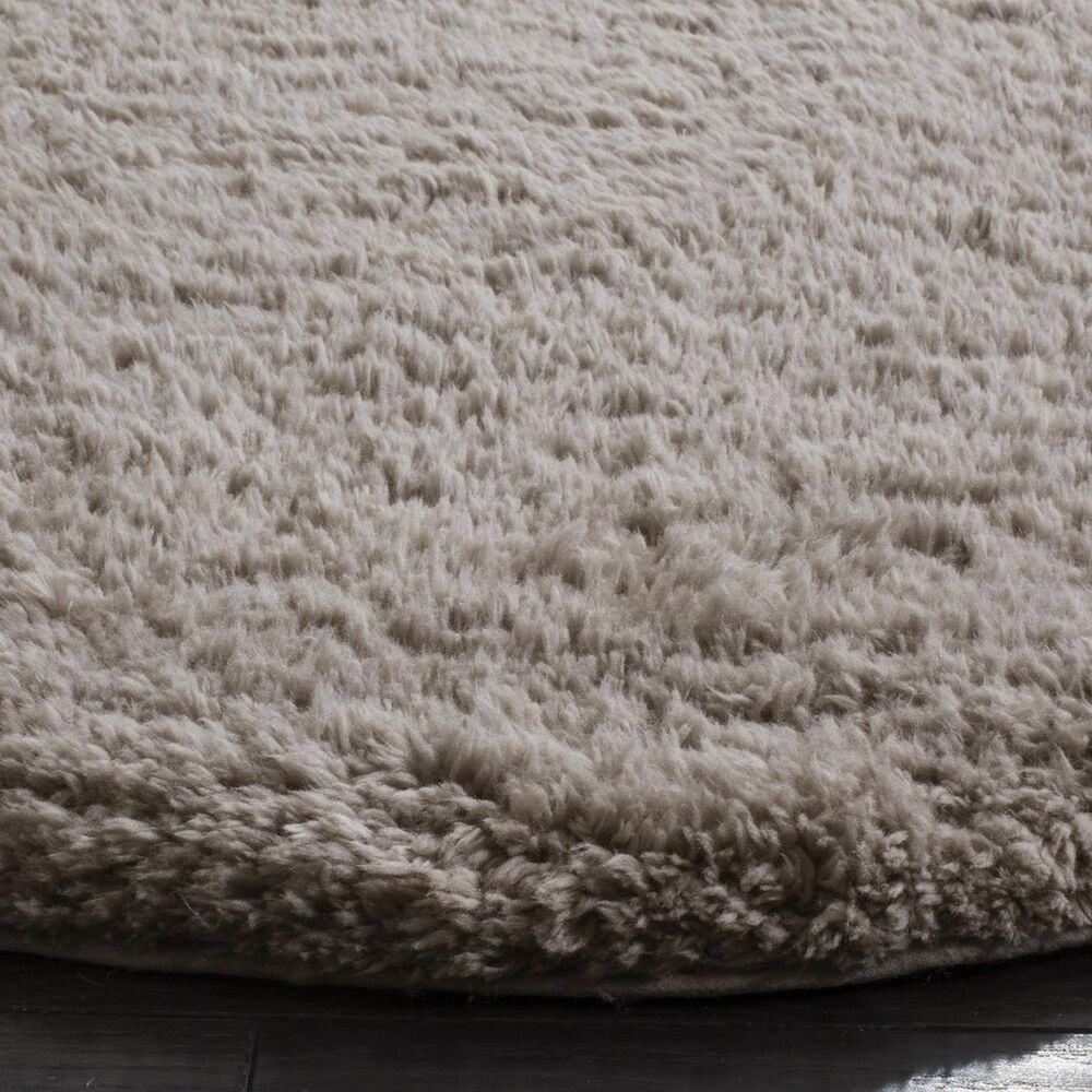 Safavieh Sheep Shag SSG101A 4&#39; x 6&#39; Silver Area Rug, , large