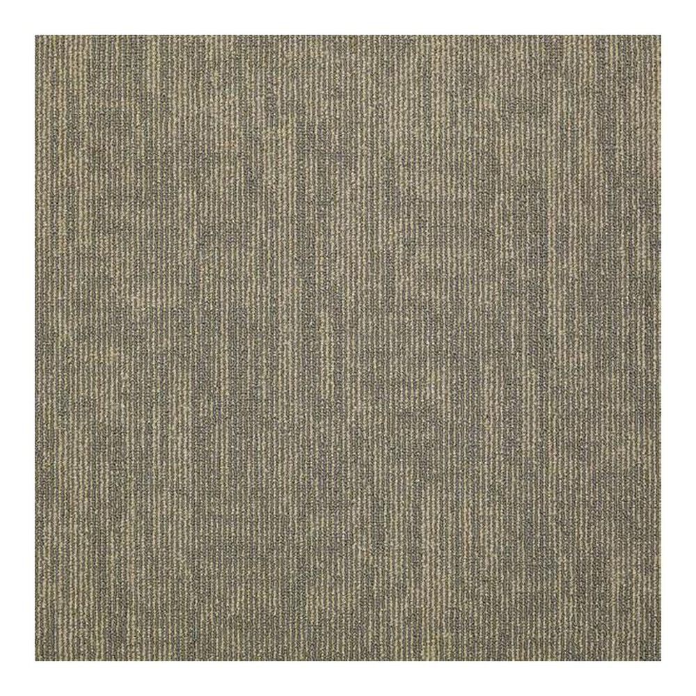 Shaw Carbon Copy 24" x 24" Carpet Tile in Transfer, , large