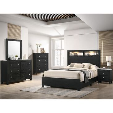 Claremont Cadence King Bed in Black and White, , large
