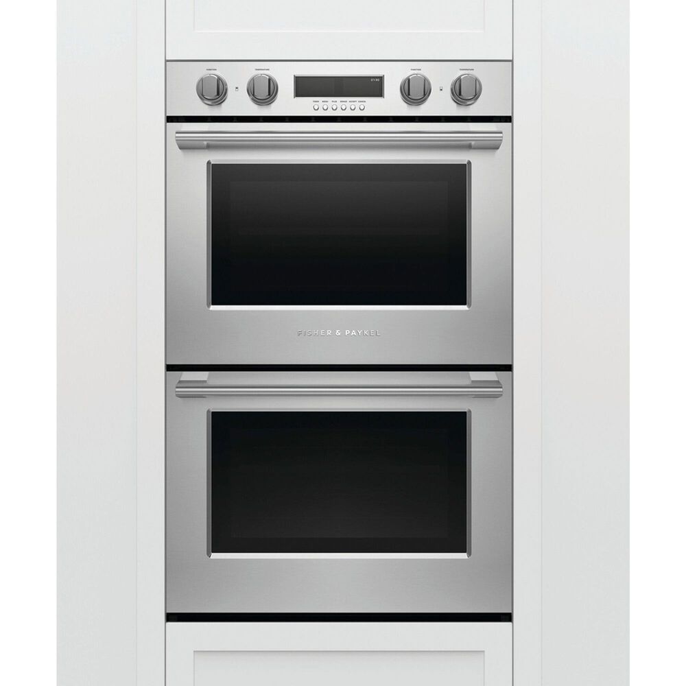 Fisher and Paykel 30&quot; Double Electric Wall Oven with Convection and AeroTech in Stainless Steel, , large