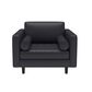Interlochen Leather Suit Chair in Florida Black, , large