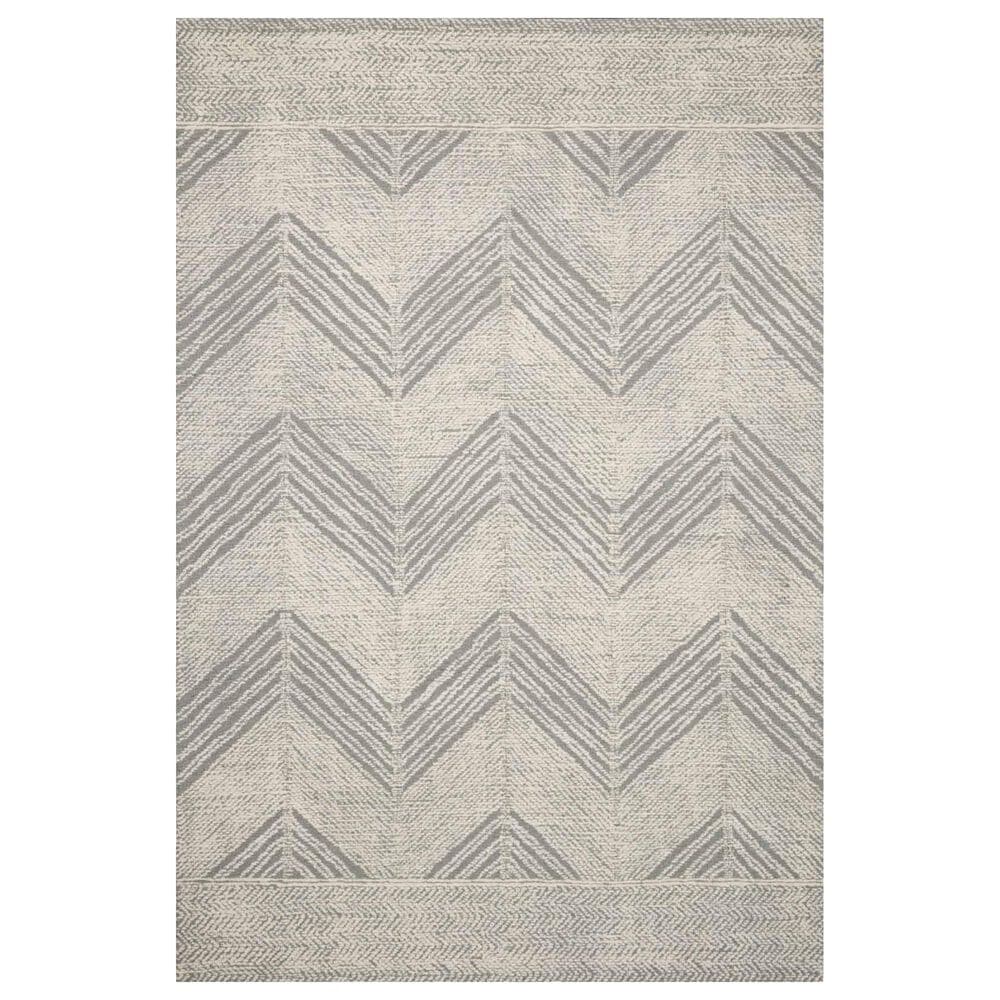 ED Ellen DeGeneres Crafted by Loloi Kopa 9"3" x 13" Grey and Ivory Area Rug, , large